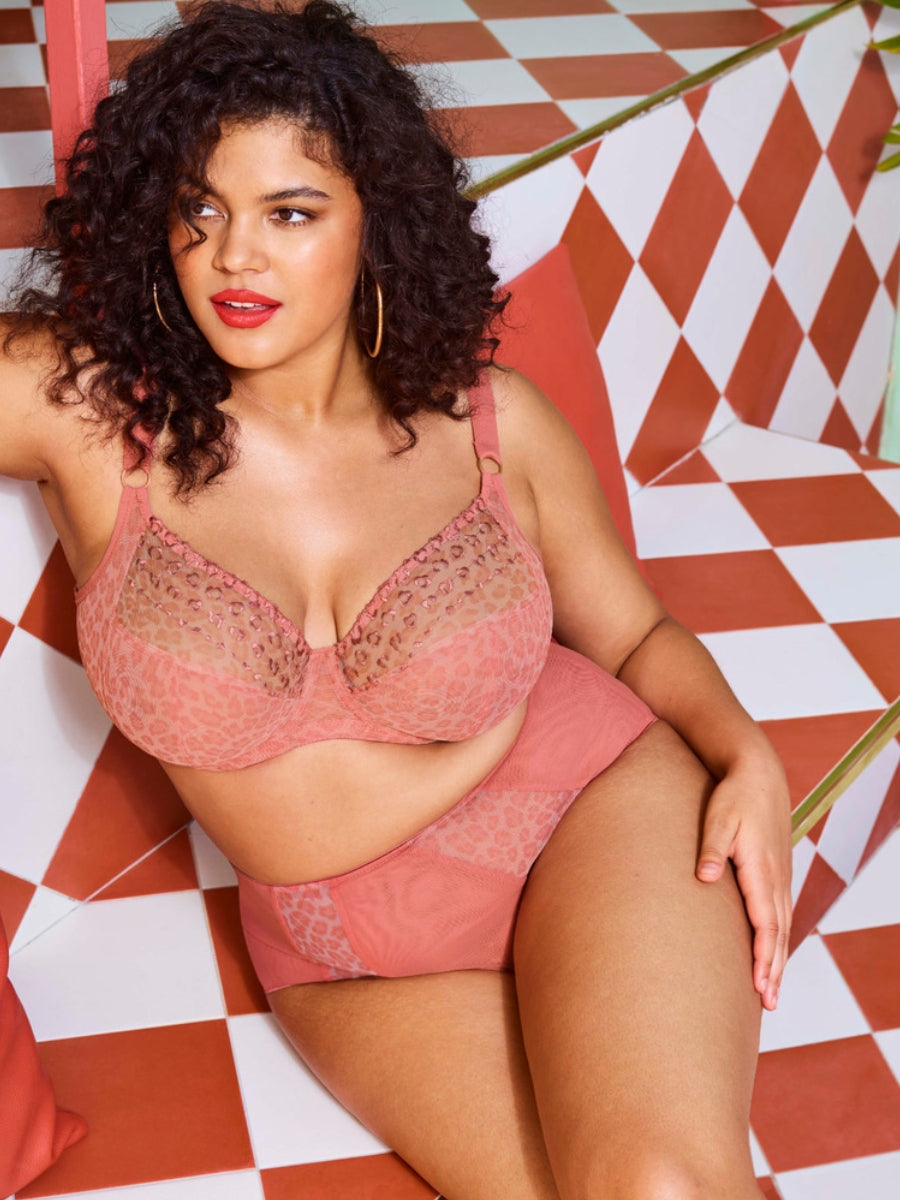 Matilda Plunge Bra - Rose Leo
