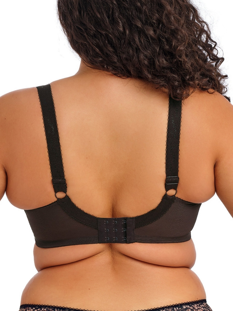 Morgan Printed Full Cup Bra - Ebony