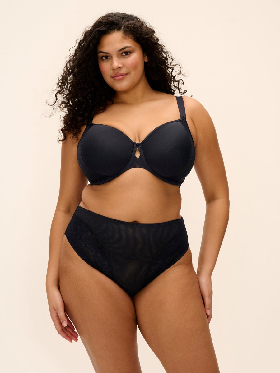 Nerina Moulded Spacer Bra - Black