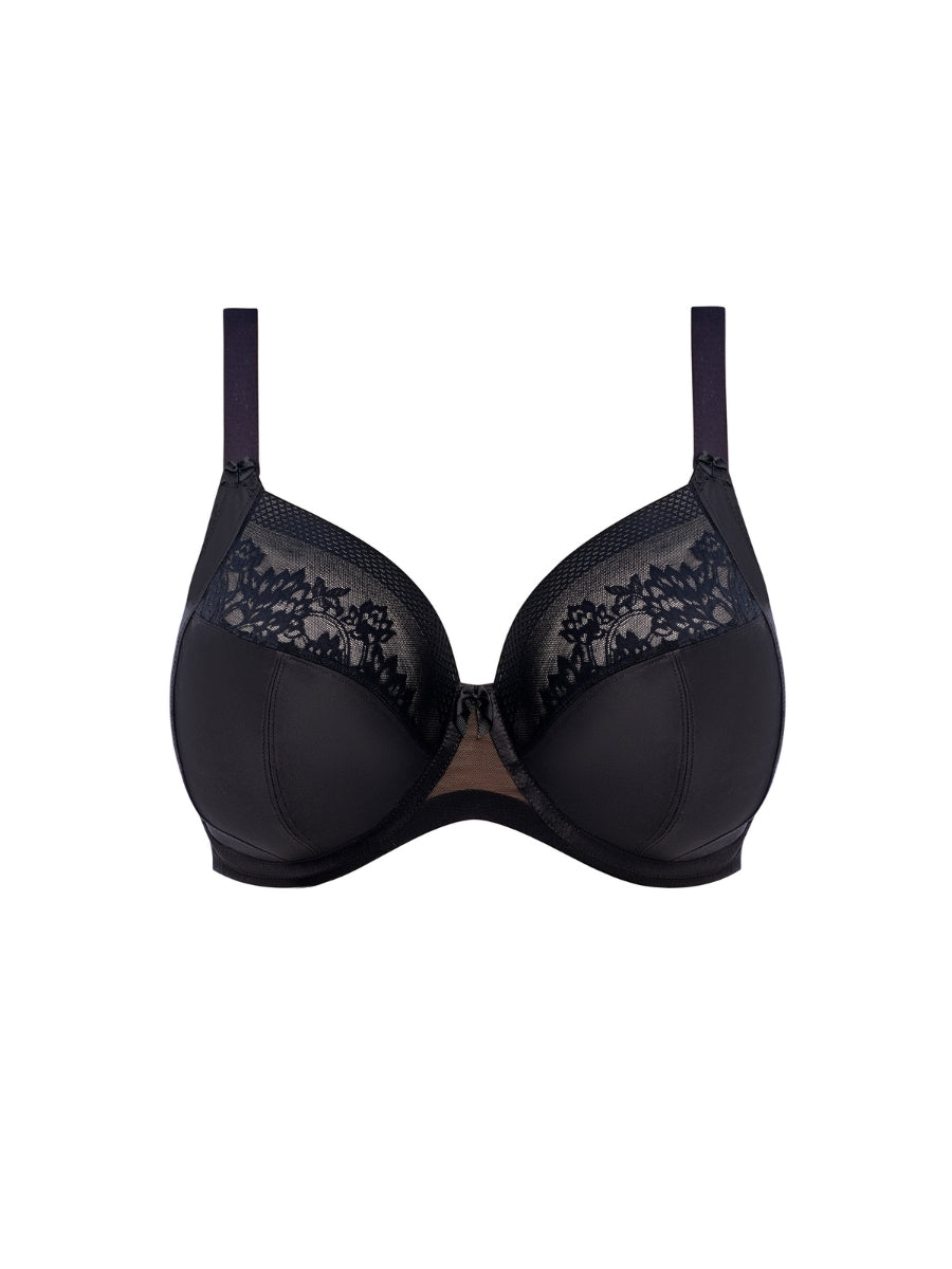 Nerina Stretch Plunge Bra - Black