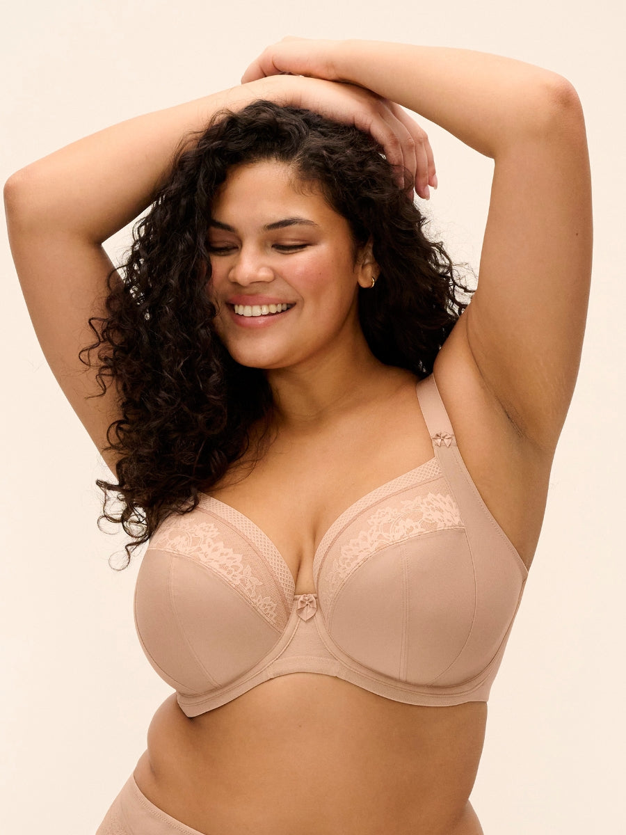 Nerina Stretch Plunge Bra - Sahara