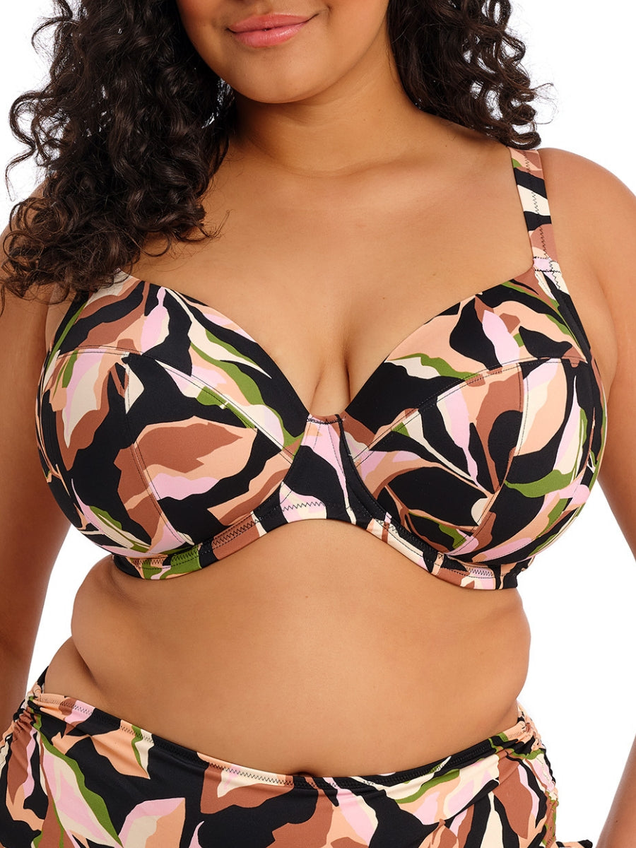 Ocean Avenue Plunge Bikini Top - Multi
