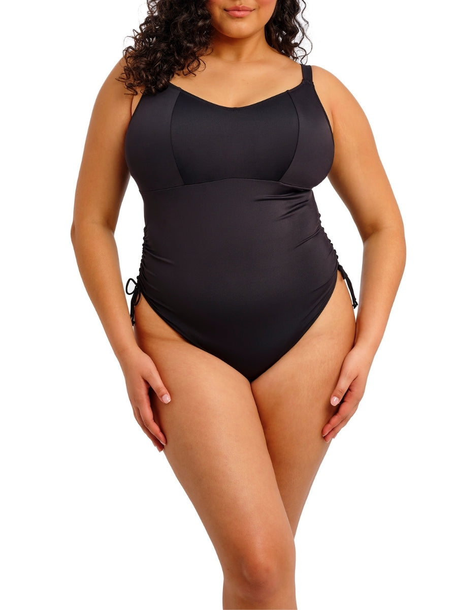 Plain Sailing Non Wired Swimsuit - Black