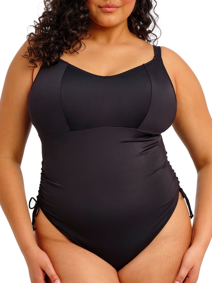 Plain Sailing Non Wired Swimsuit - Black