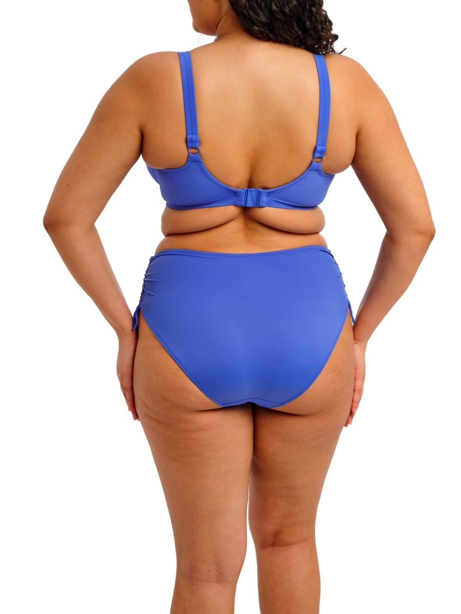 Plain Sailing Plunge Bikini Top - Azure