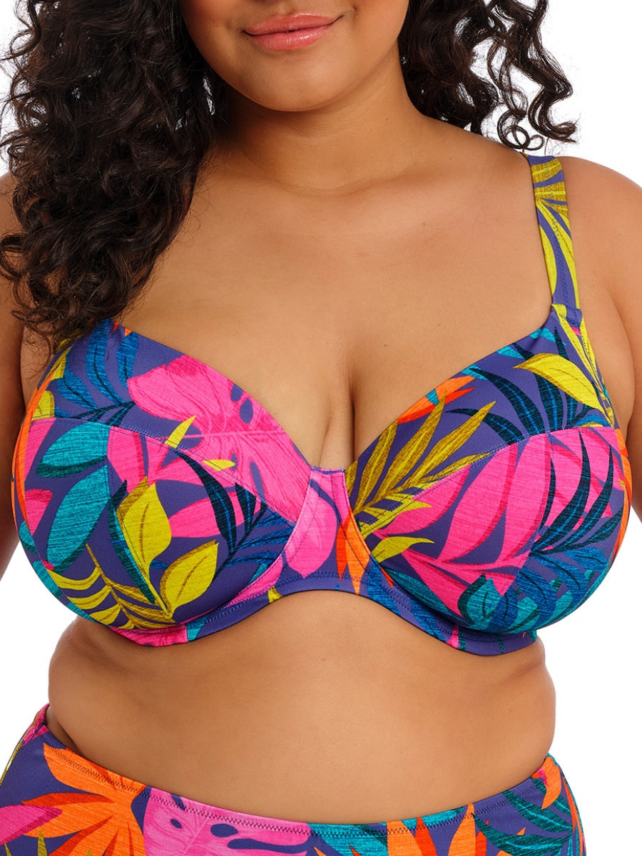 Porto Rafti Plunge Bikini Top - Indigo