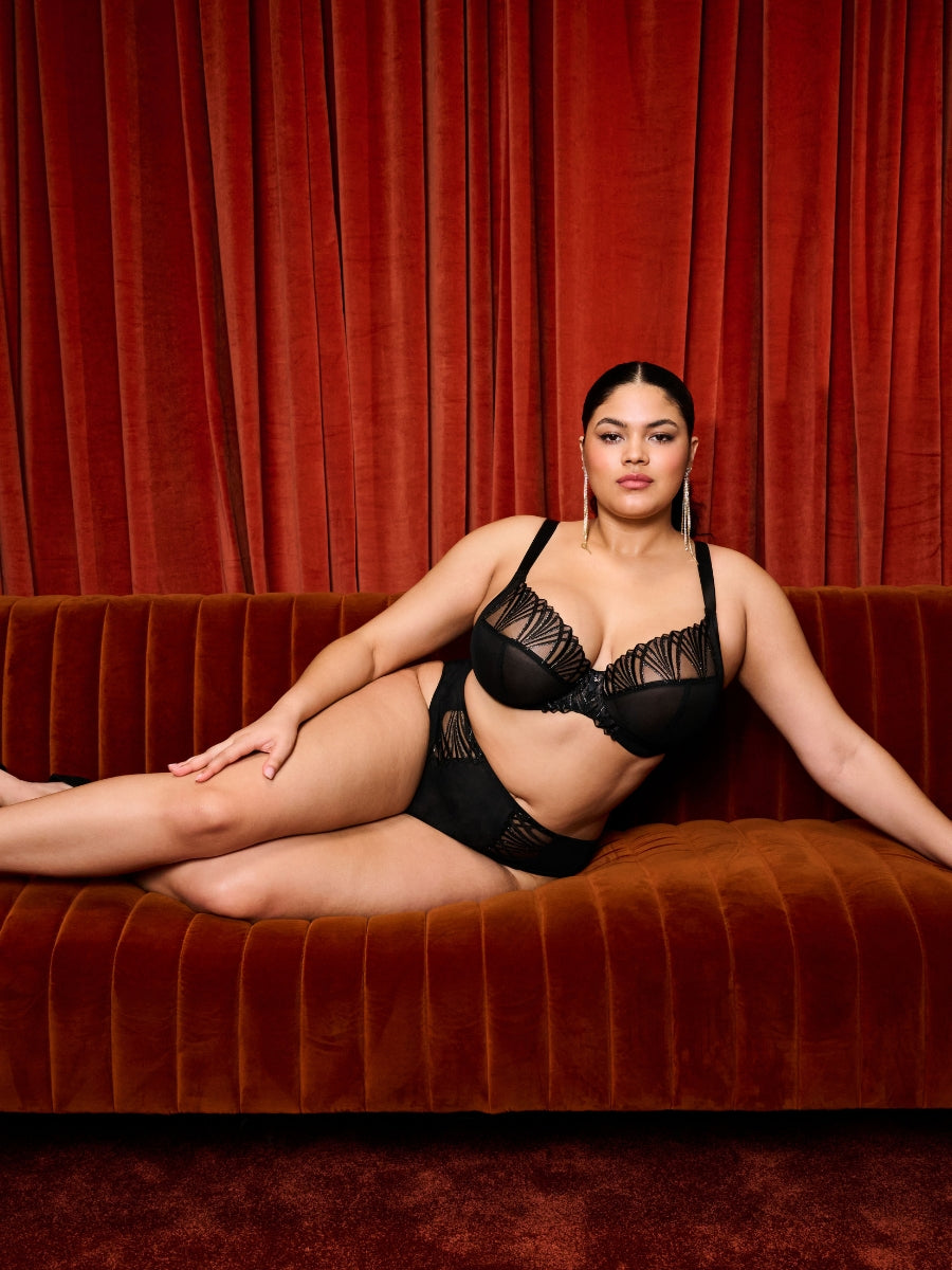 Reja Plunge Bra - Black