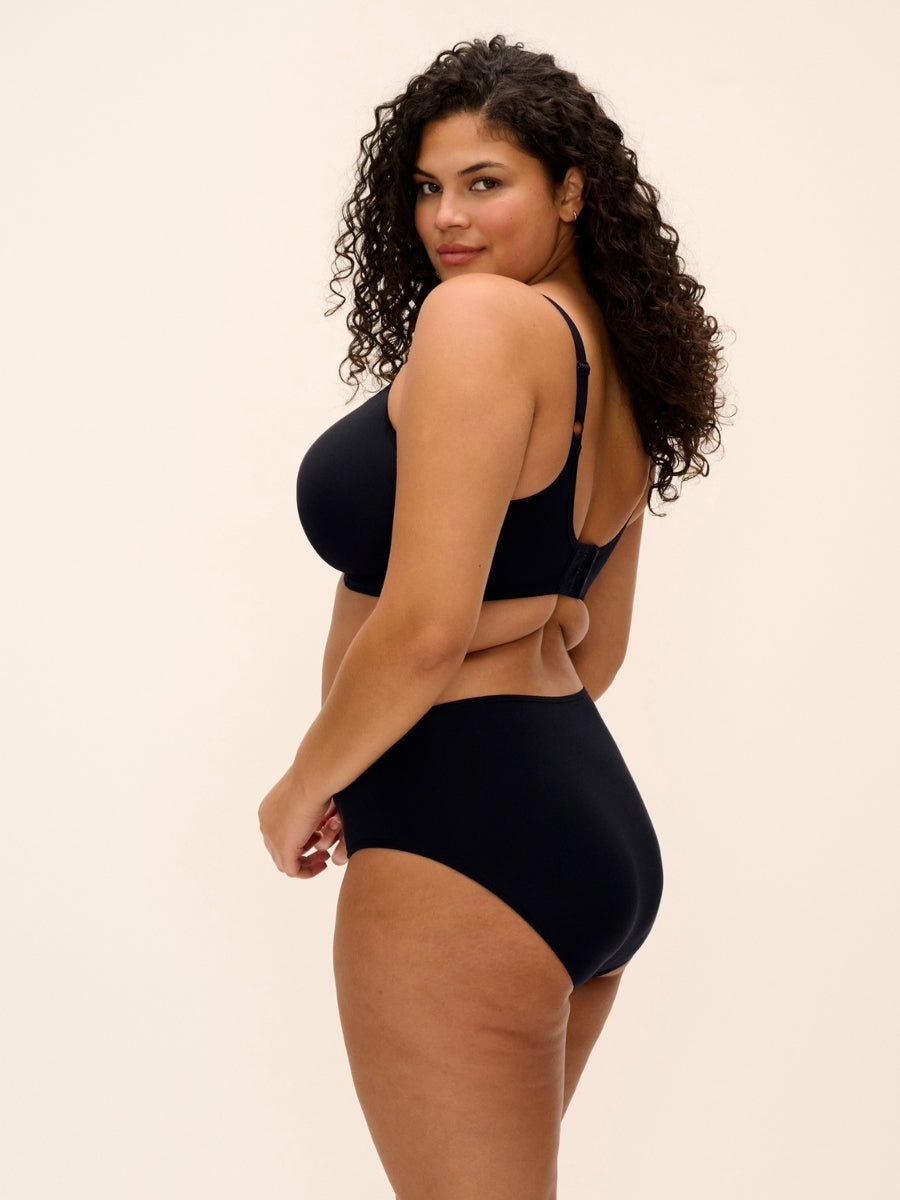 Smooth Moulded T-Shirt Bra - Black