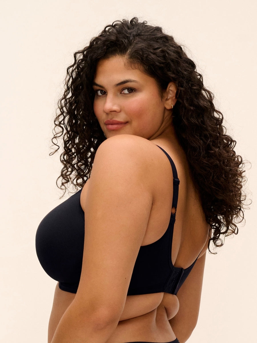 Smooth Moulded T-Shirt Bra - Black