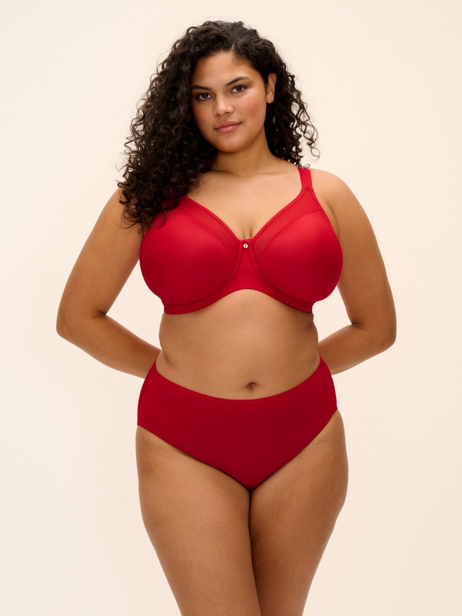 Smooth Moulded T-Shirt Bra - Haute Red