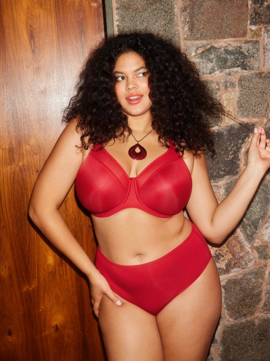Smooth Moulded T-Shirt Bra - Haute Red