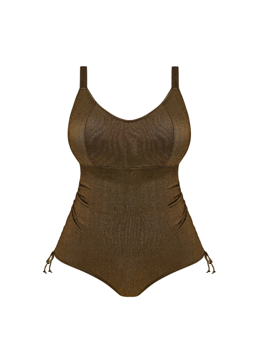 Sunset Shimmer Non Wired Swimsuit - Gold Rush
