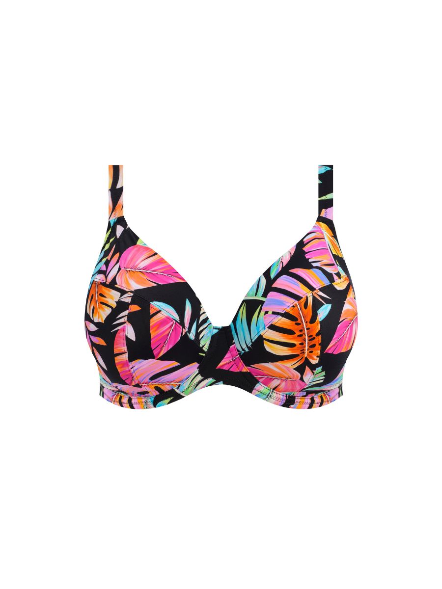 elomi tropical falls plunge bikini top