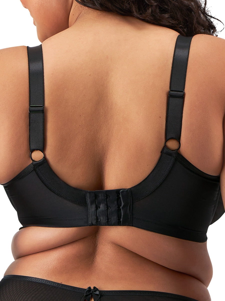 Teagan Plunge Bra - Black/Almond