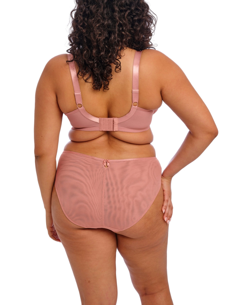 Teagan Plunge Bra - Ash Rose
