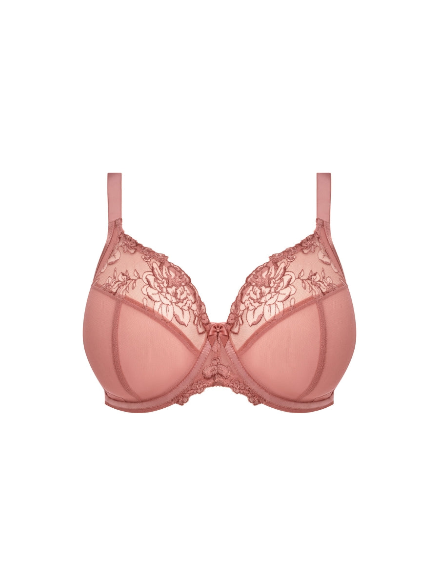 Teagan Plunge Bra - Ash Rose