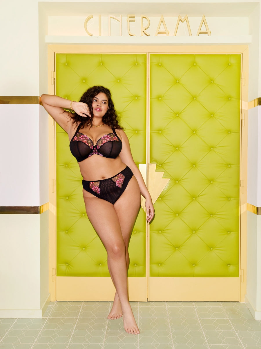 Teagan Plunge Bra - Rainbow