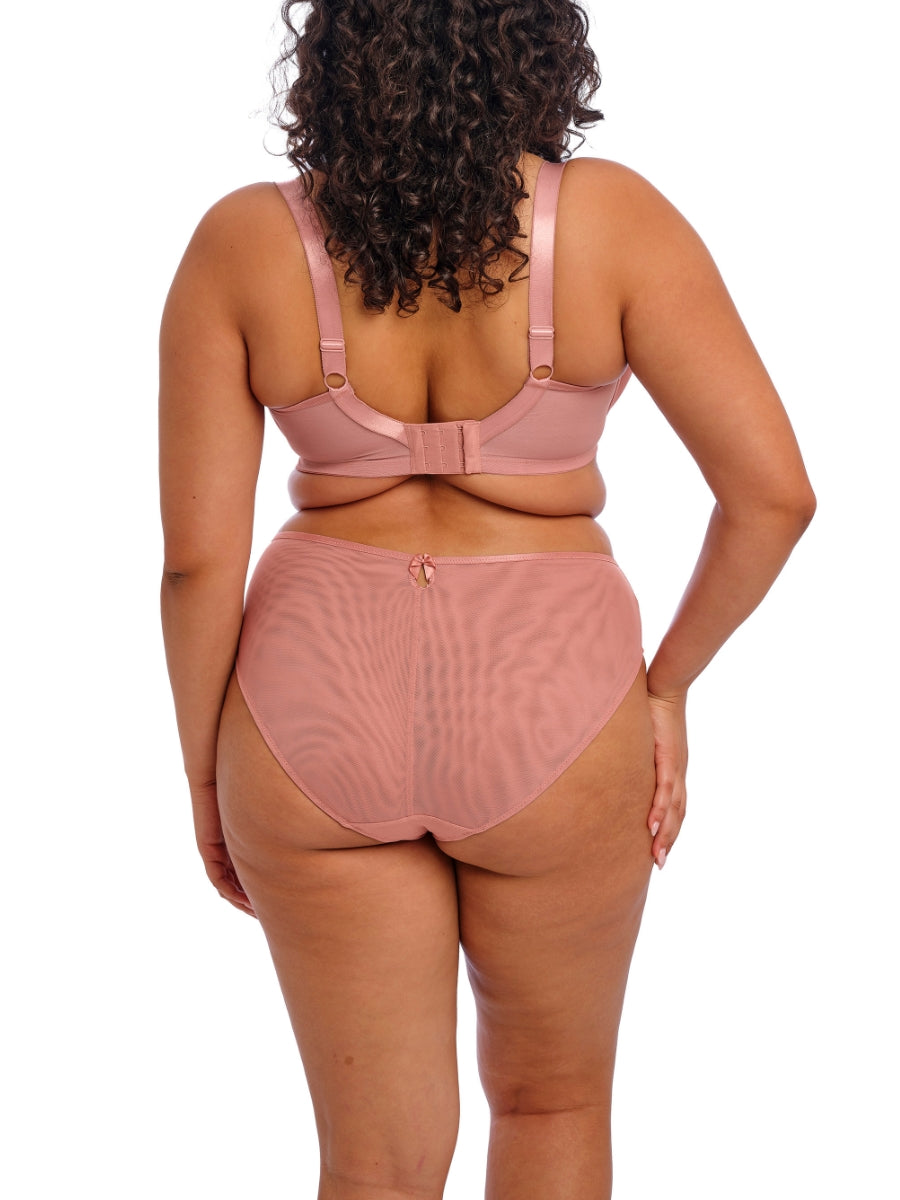 Teagan Half Cup Bra - Ash Rose