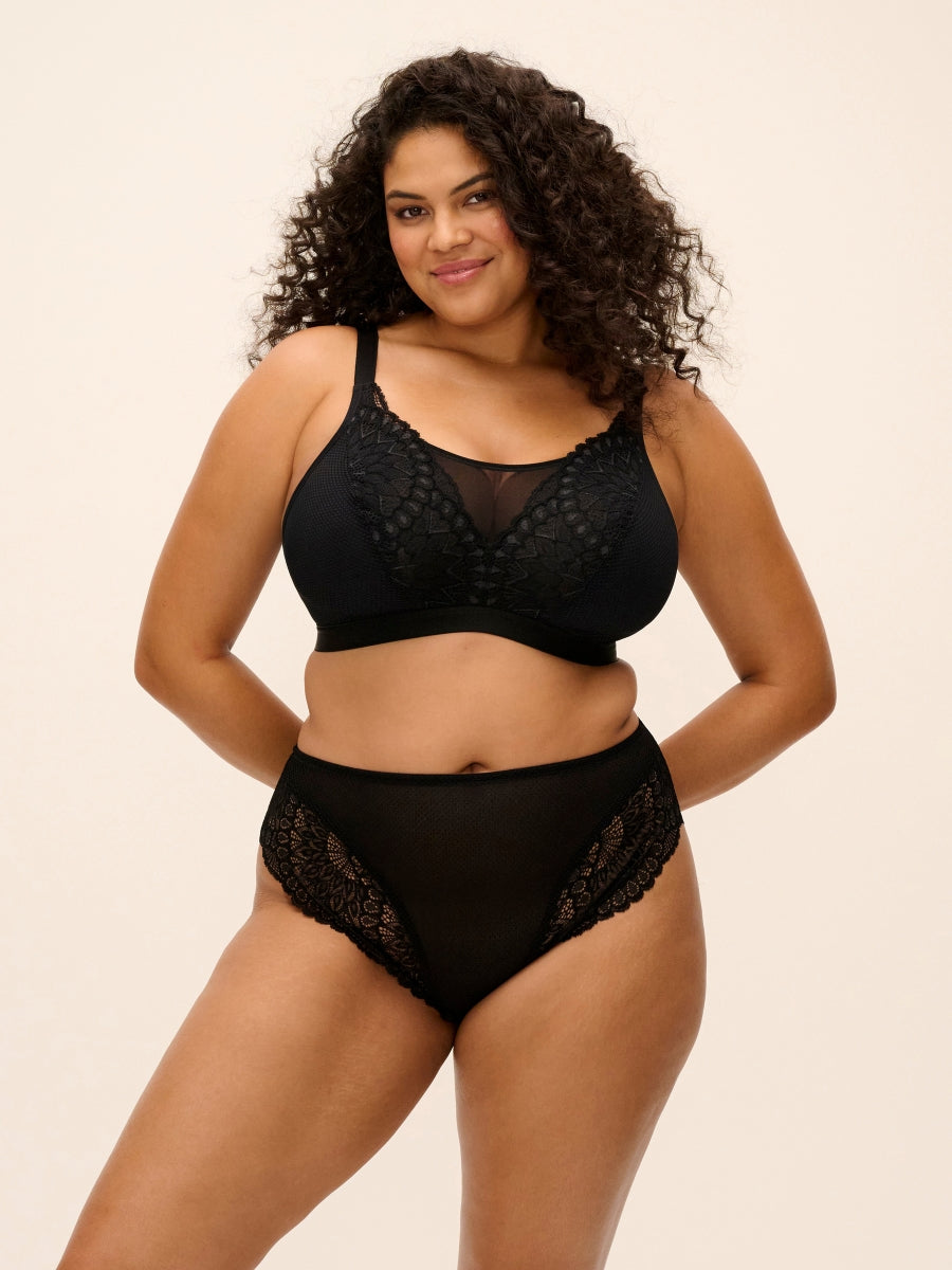 Tiernie Non Wired Bralette - Black