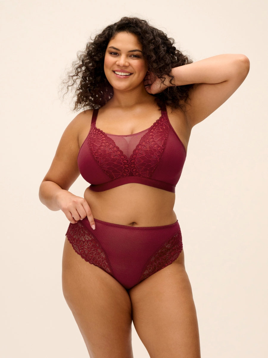Tiernie Non Wired Bralette - Tibetan Red