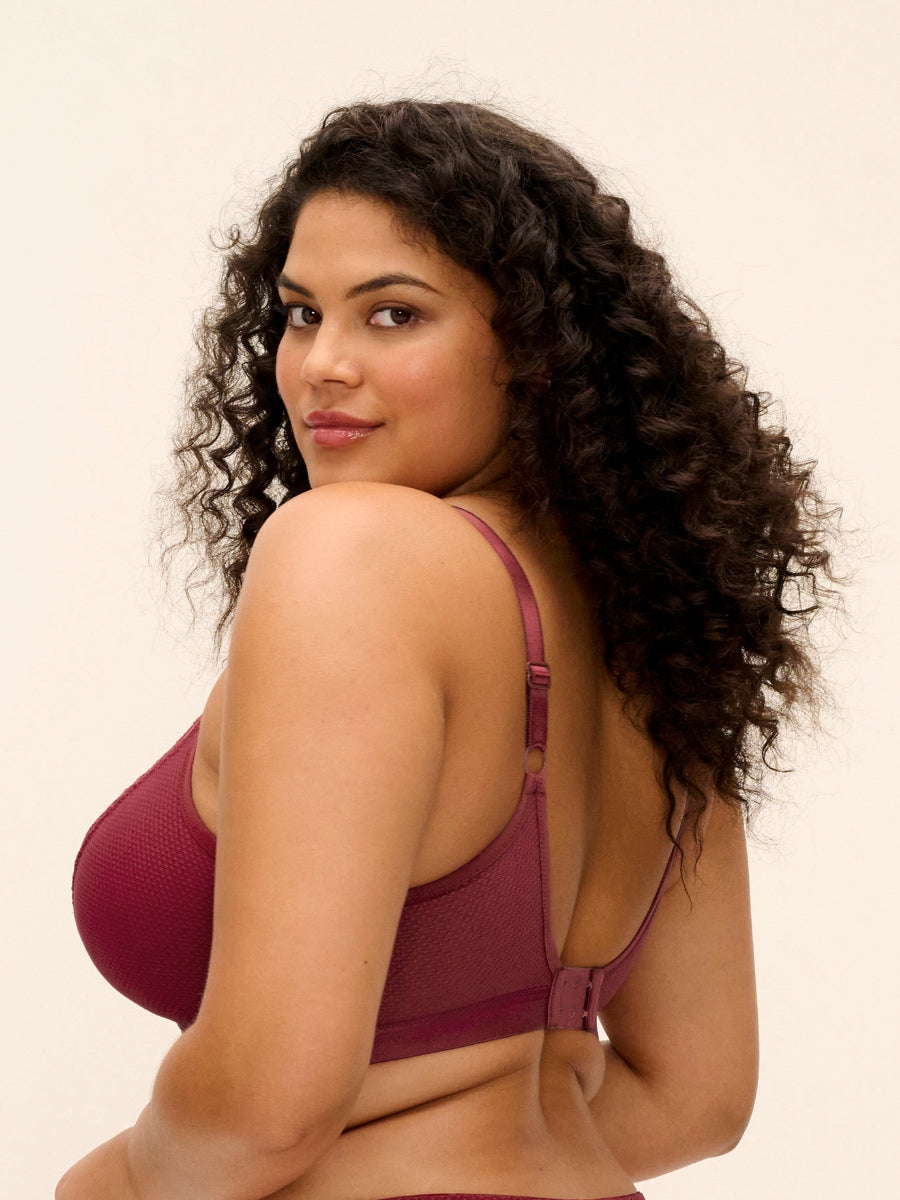 Tiernie Non Wired Bralette - Tibetan Red