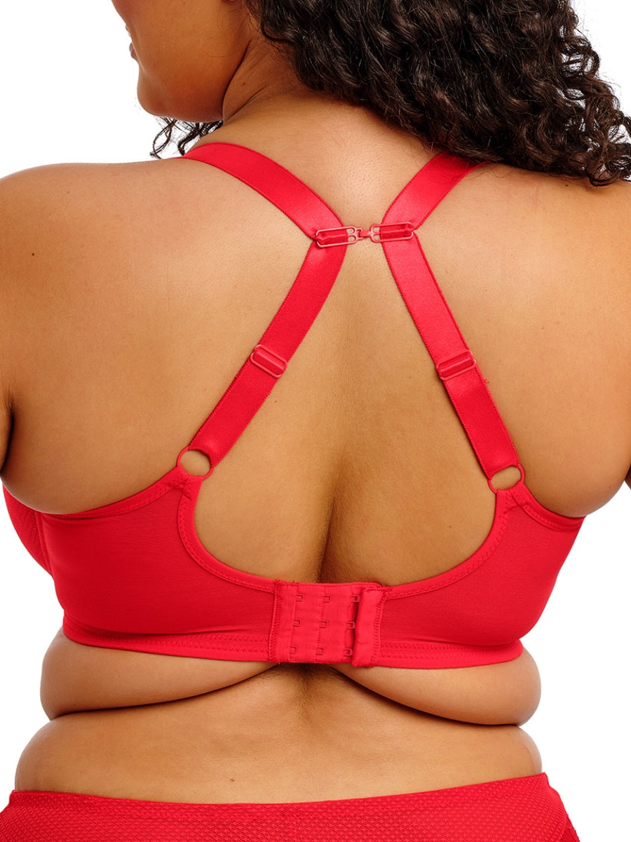 Tiernie Plunge Bra - Red
