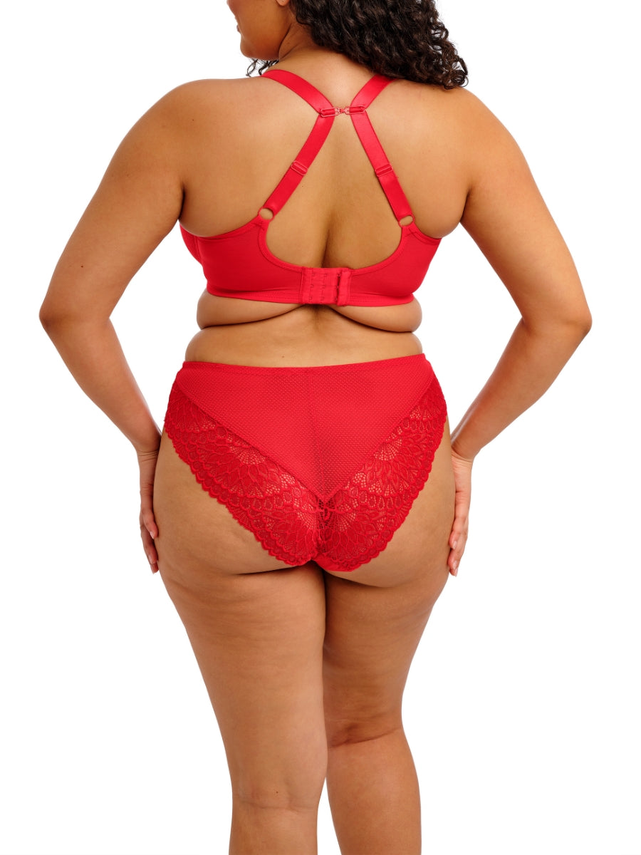 Tiernie Plunge Bra - Red