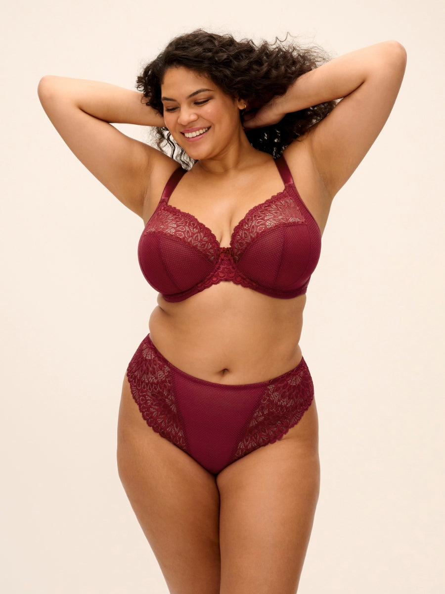 Tiernie Plunge Bra - Tibetan Red
