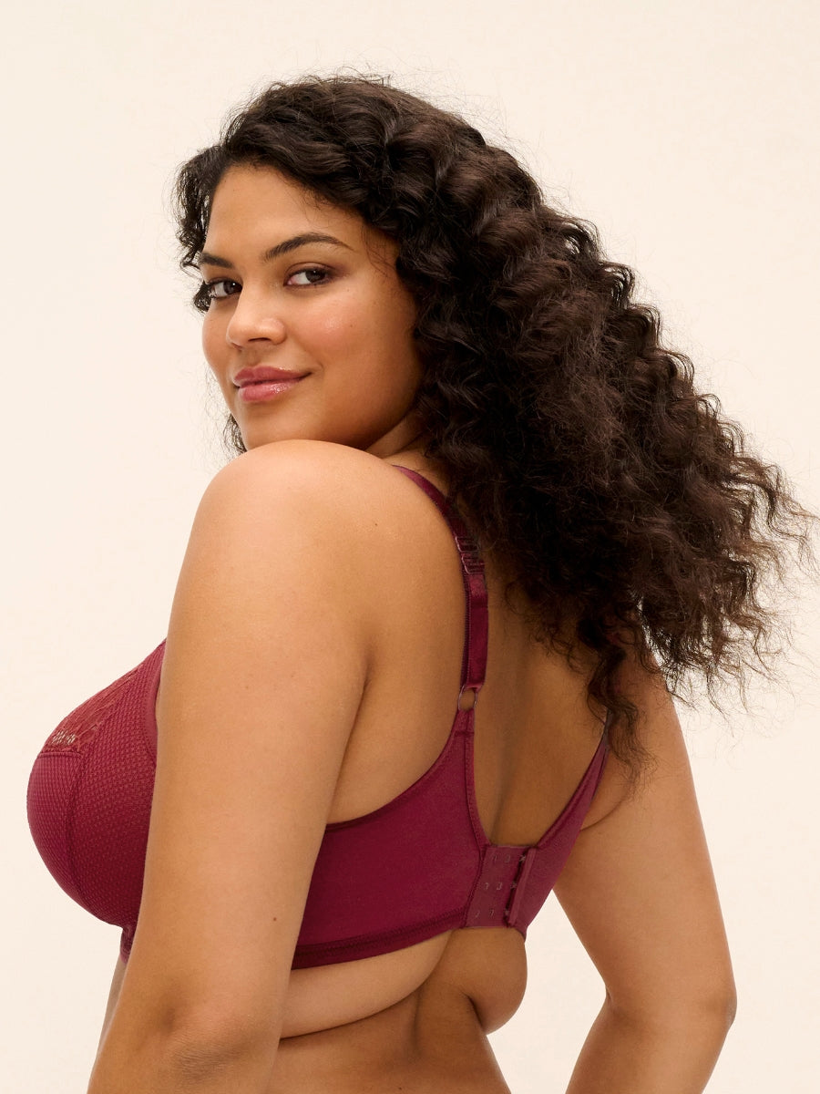 Tiernie Plunge Bra - Tibetan Red