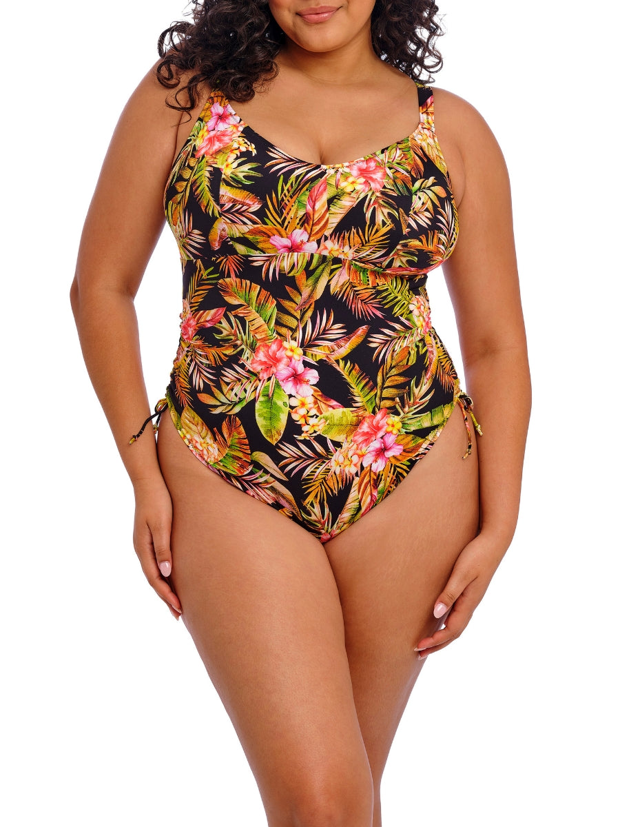 Tiger Valley Non Wired Swimsuit - Black
