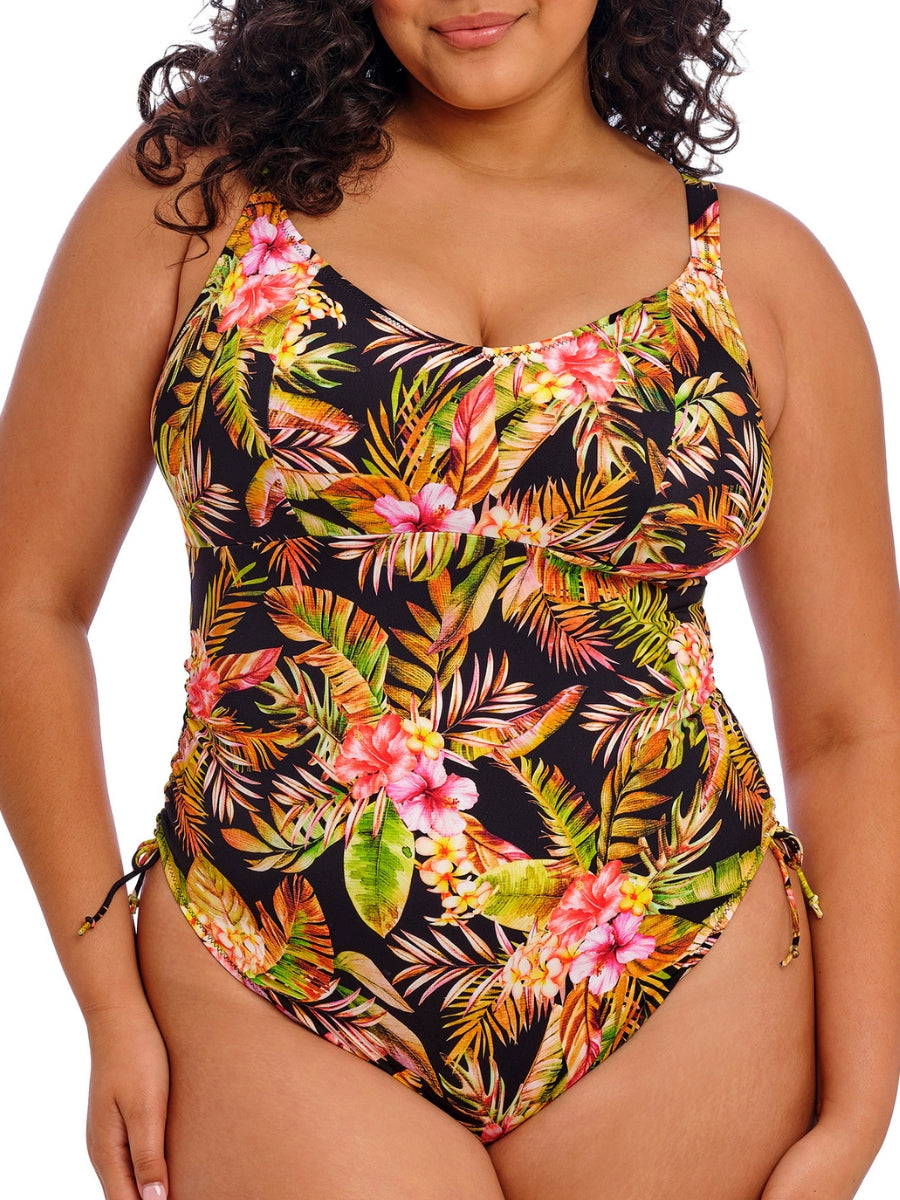 Tiger Valley Non Wired Swimsuit - Black