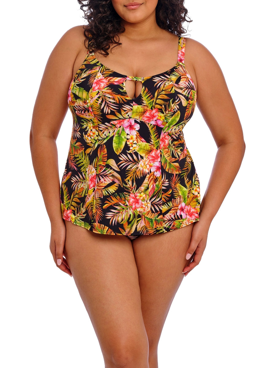 Tiger Valley Tankini Top - Black