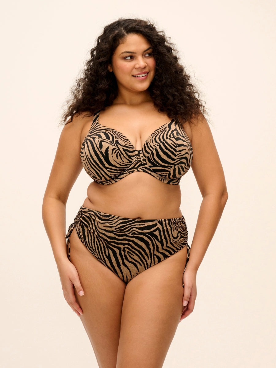 Tortoli Bay Plunge Bikini Top - Natural