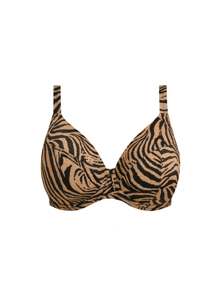 Tortoli Bay Plunge Bikini Top - Natural