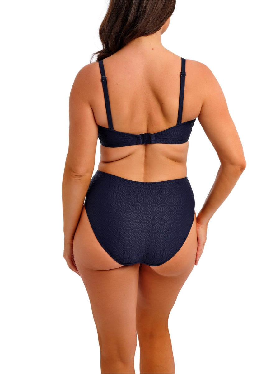 Azores Bandeau Bikini Top - Midnight