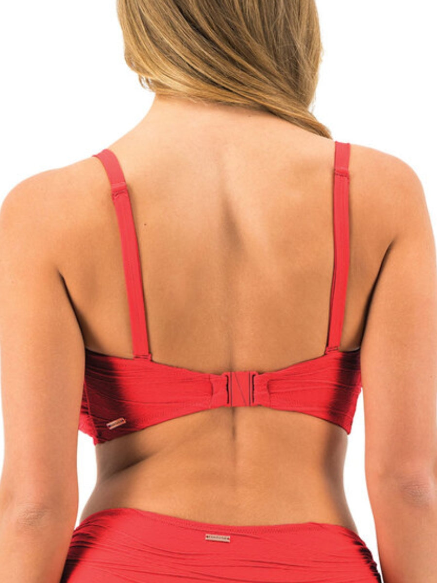 Beach Waves Bandeau Bikini Top - Clementina