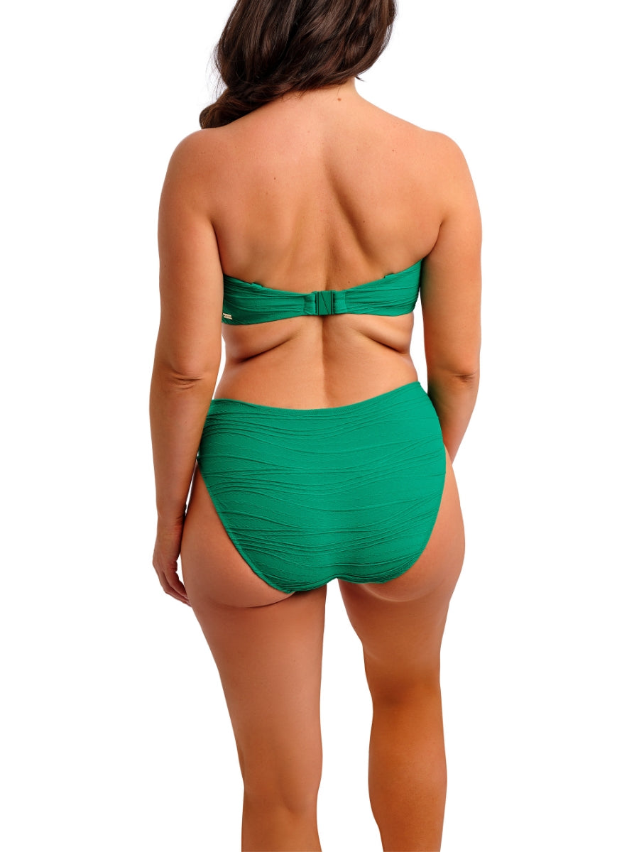 Beach Waves Bandeau Bikini Top - Tourmaline