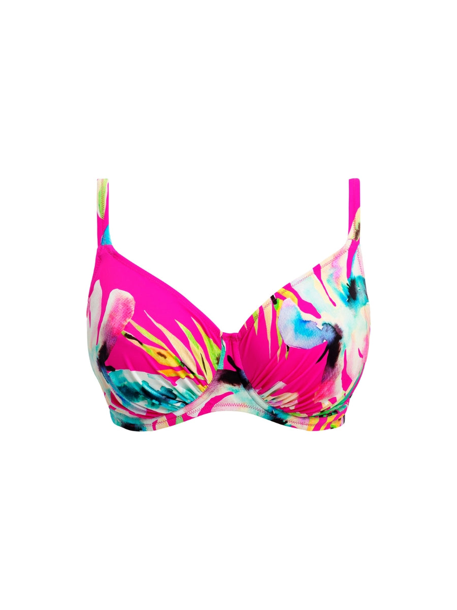 Carabelita Full Cup Bikini Top - Peony