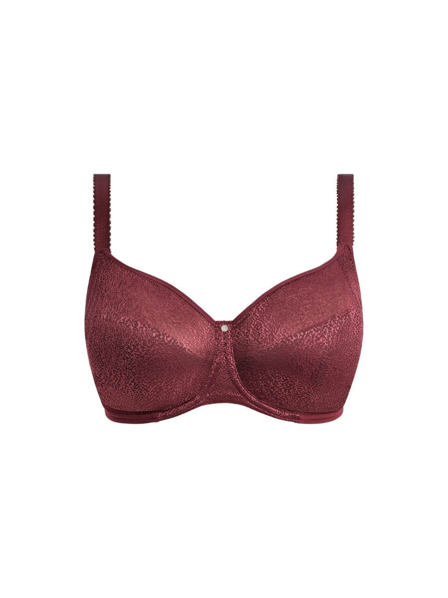 Demure Moulded Non Padded Bra - Fig