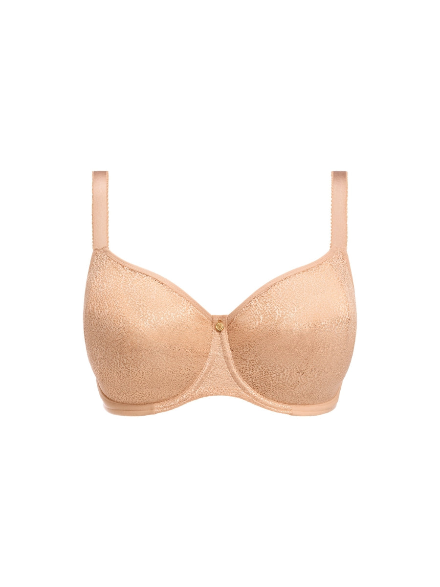 Demure Moulded Non Padded Bra - Natural Beige