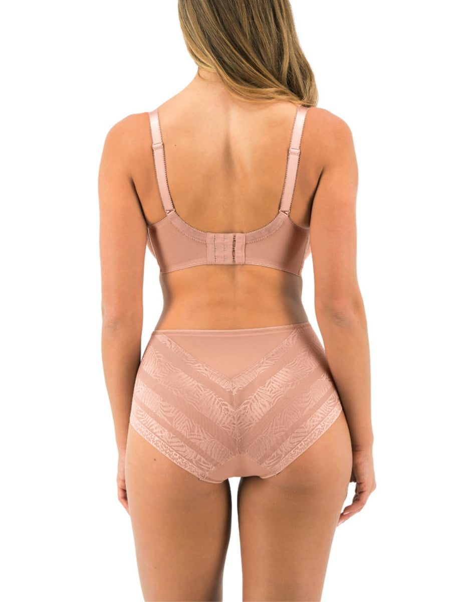 Devote Side Support Plunge Bra - Cafe Au Lait