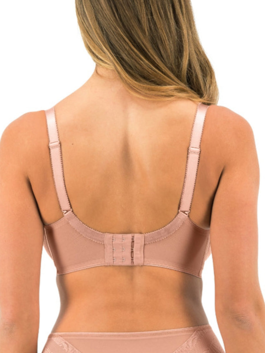 Devote Side Support Plunge Bra - Cafe Au Lait