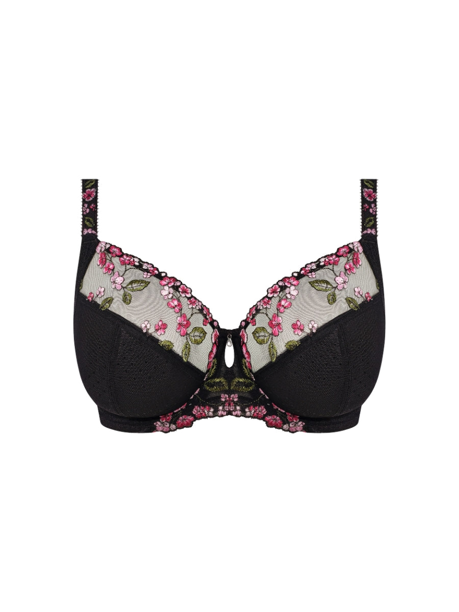 Eliyse Side Support Bra - Black