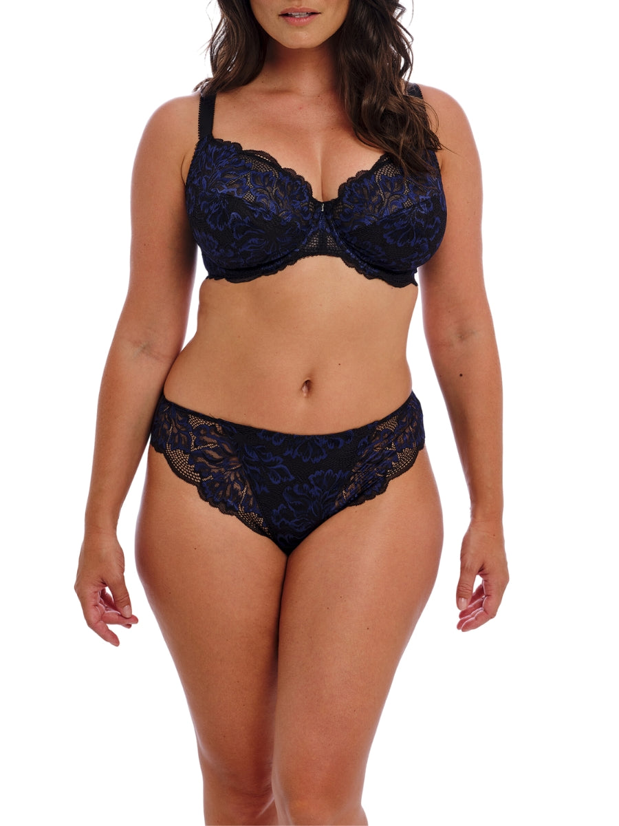 Emmaline Side Support Bra - Midnight