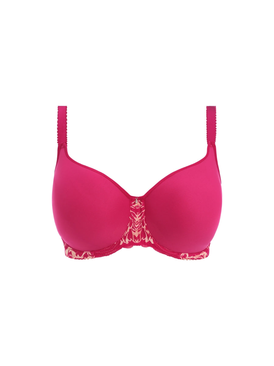 Emmaline Moulded Spacer Bra - Cerise