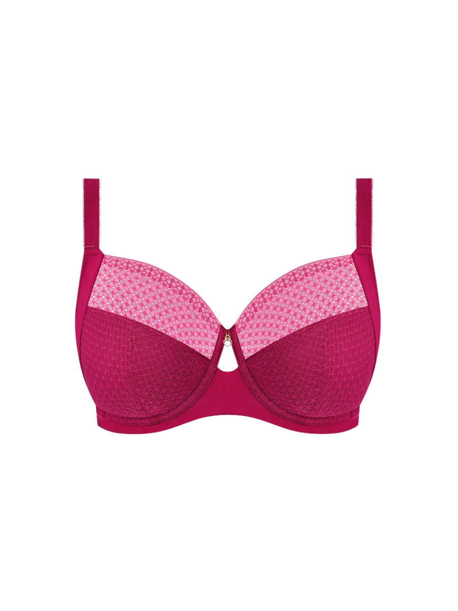 Evolution Comfort Side Support Bra - Ruby