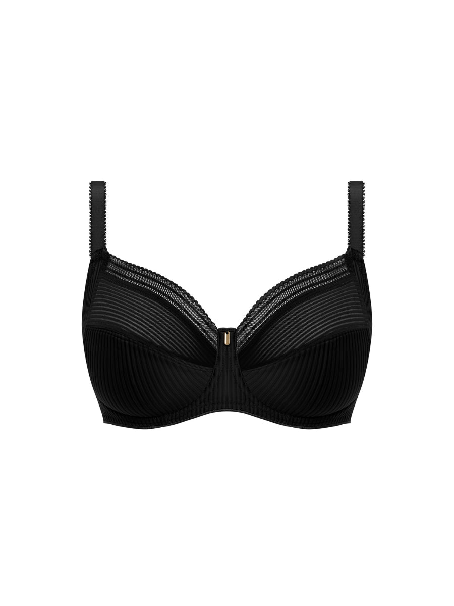 Fusion Full Cup Side Support Bra - Black