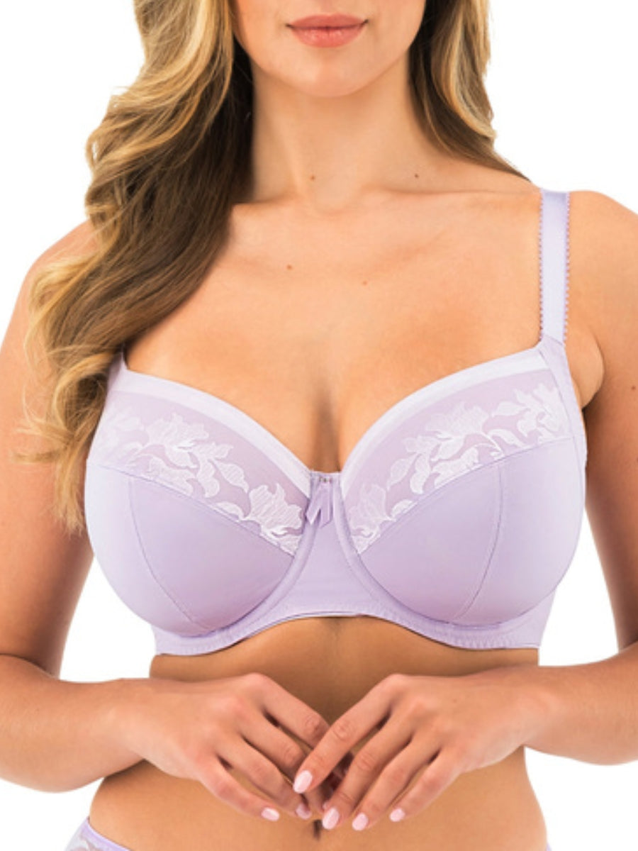 Illusion Full Cup Side Support Bra - Orchid