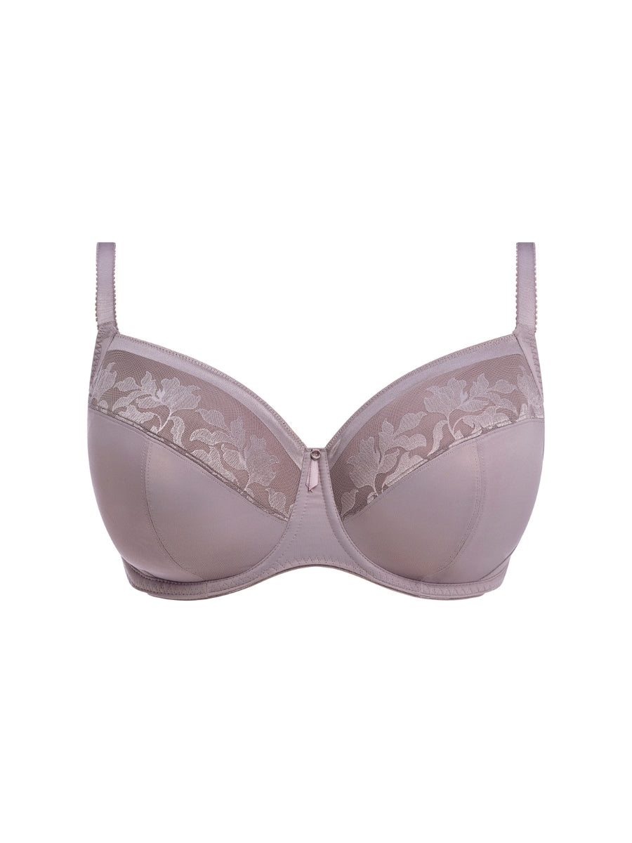 Illusion Full Cup Side Support Bra - Silver Dawn