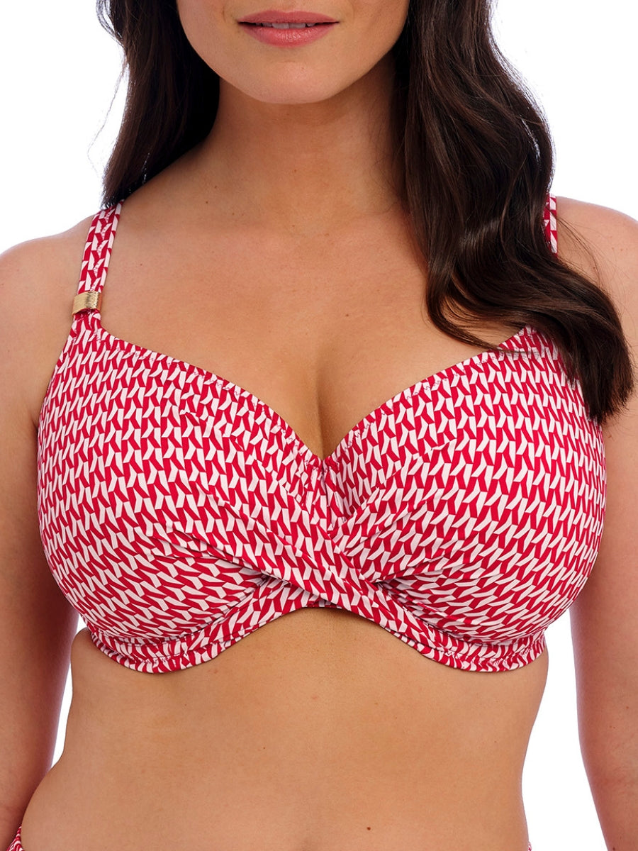 Koh Lipe Full Cup Bikini Top - Radiant Red